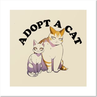 ADOPT A CAT Posters and Art